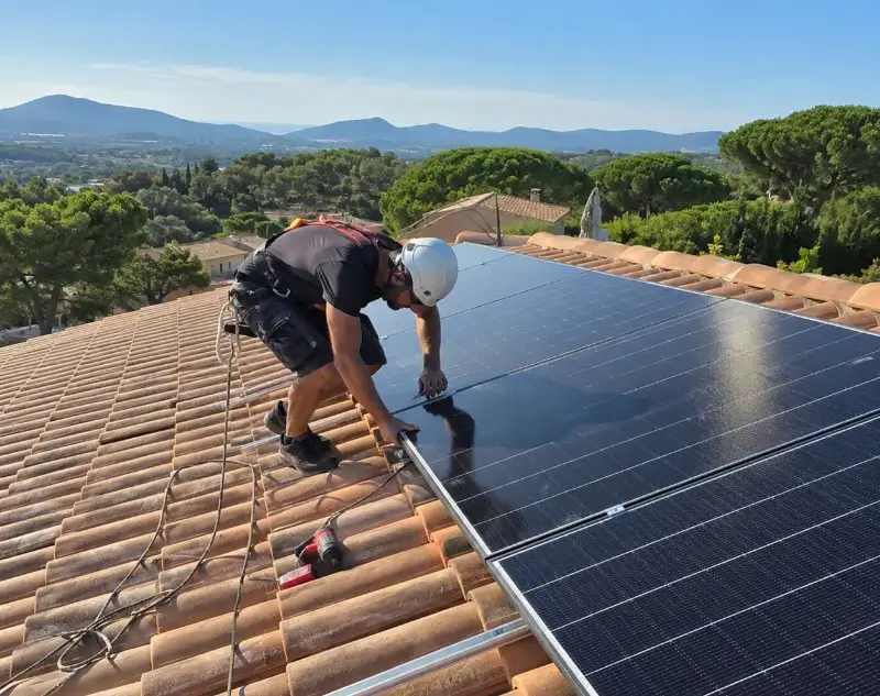 Installateur panneaux solaires Villelaure — pose photovoltaïque sur toiture
