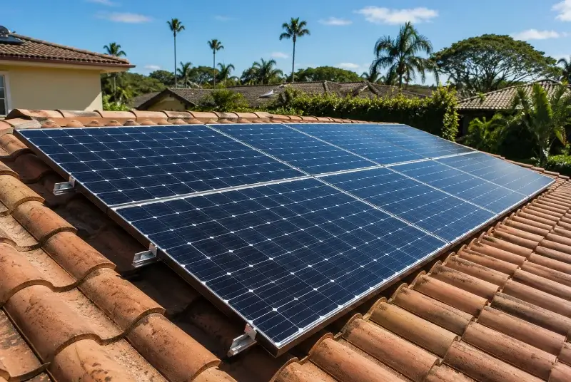 Installation de panneaux solaires à Villelaure