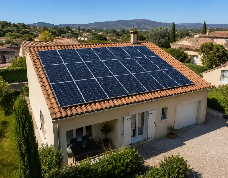 Prime à l'autoconsommation panneaux solaires Villelaure — aide financière de l'État